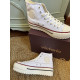 botin victoria en blanco