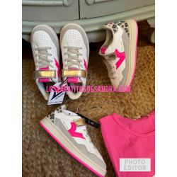 deportivas rosa fluor victoria