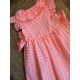 vestido coral lazos mon petit