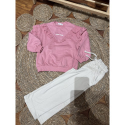 conjunto street monkey rosa